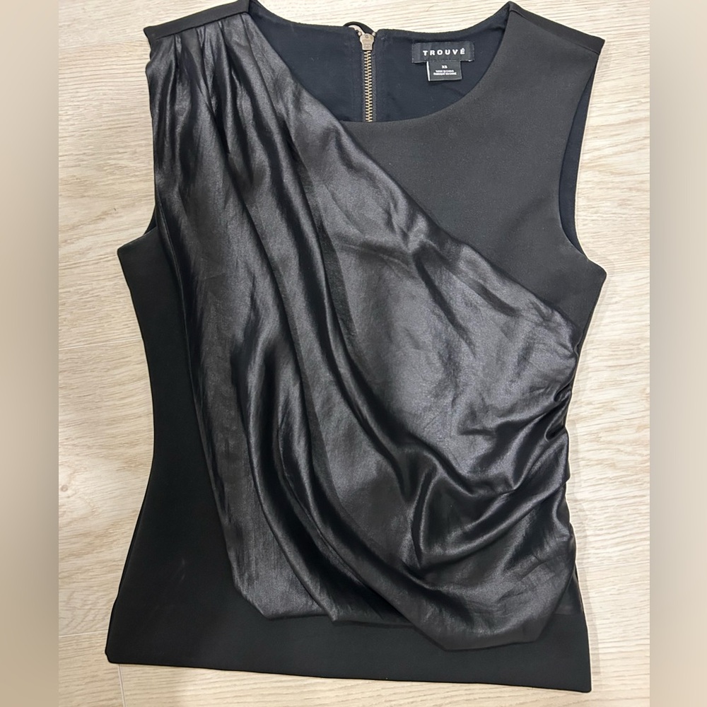 Trouvé Faux Leather Top